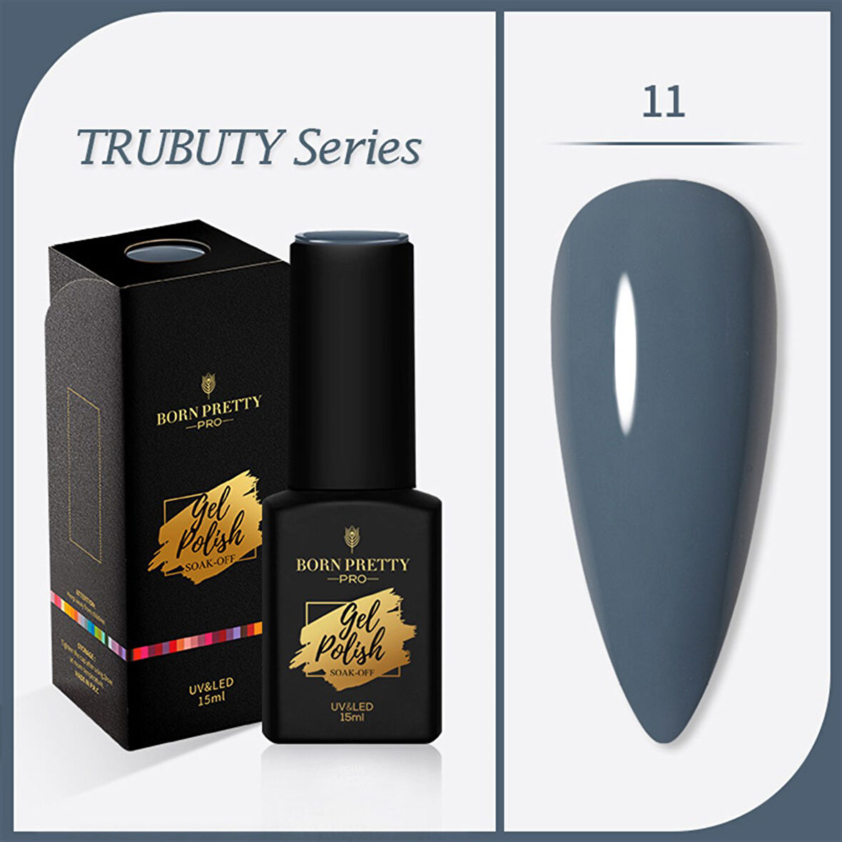 Born Pretty Trubuty Serisi Kalıcı oje 15 ml 11 (52184-11)