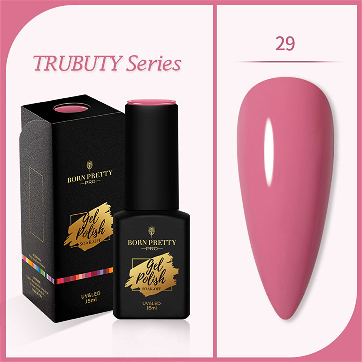 Born Pretty Trubuty Serisi Kalıcı oje 15 ml 29 (52184-29)