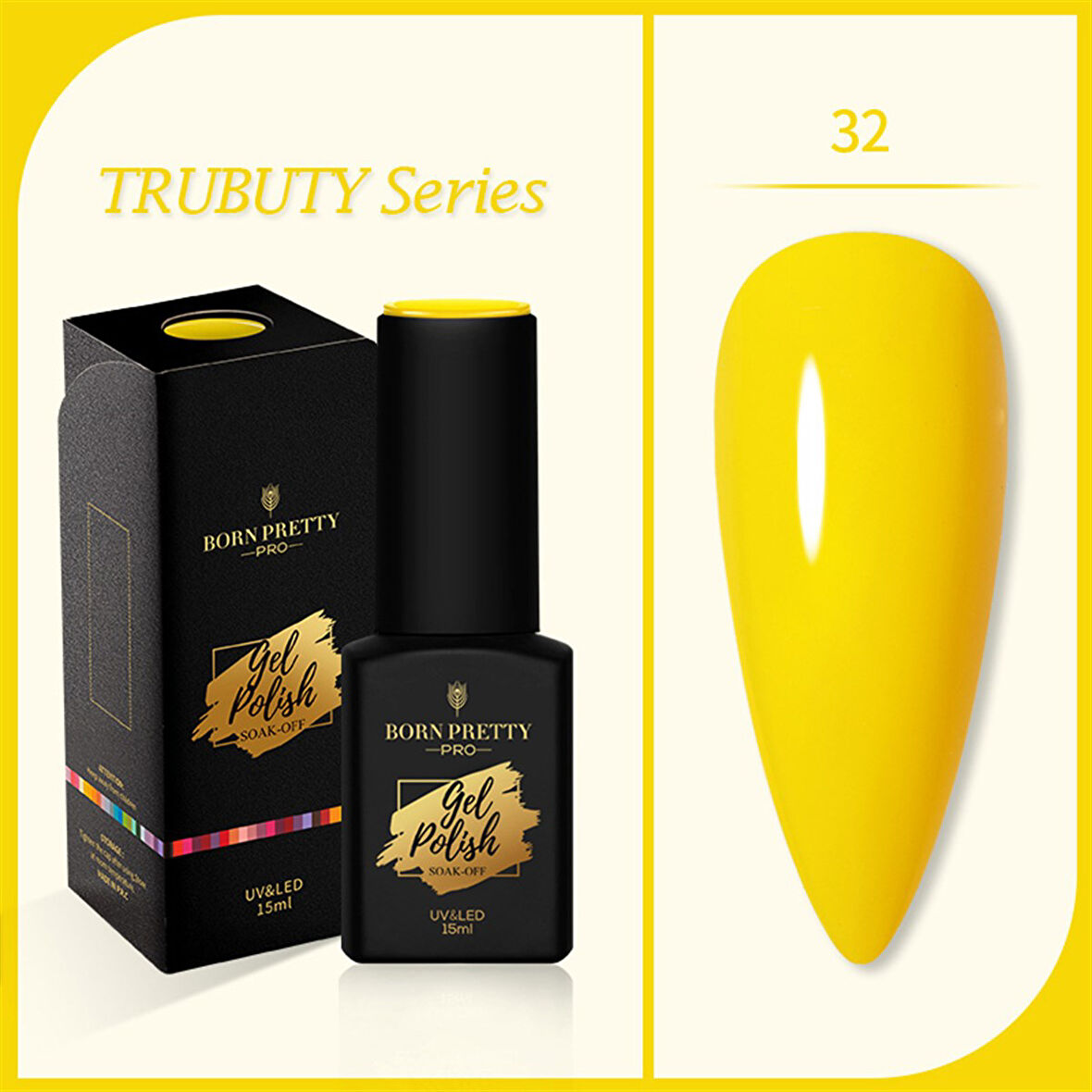 Born Pretty Trubuty Serisi Kalıcı oje 15 ml 32 (52184-32)