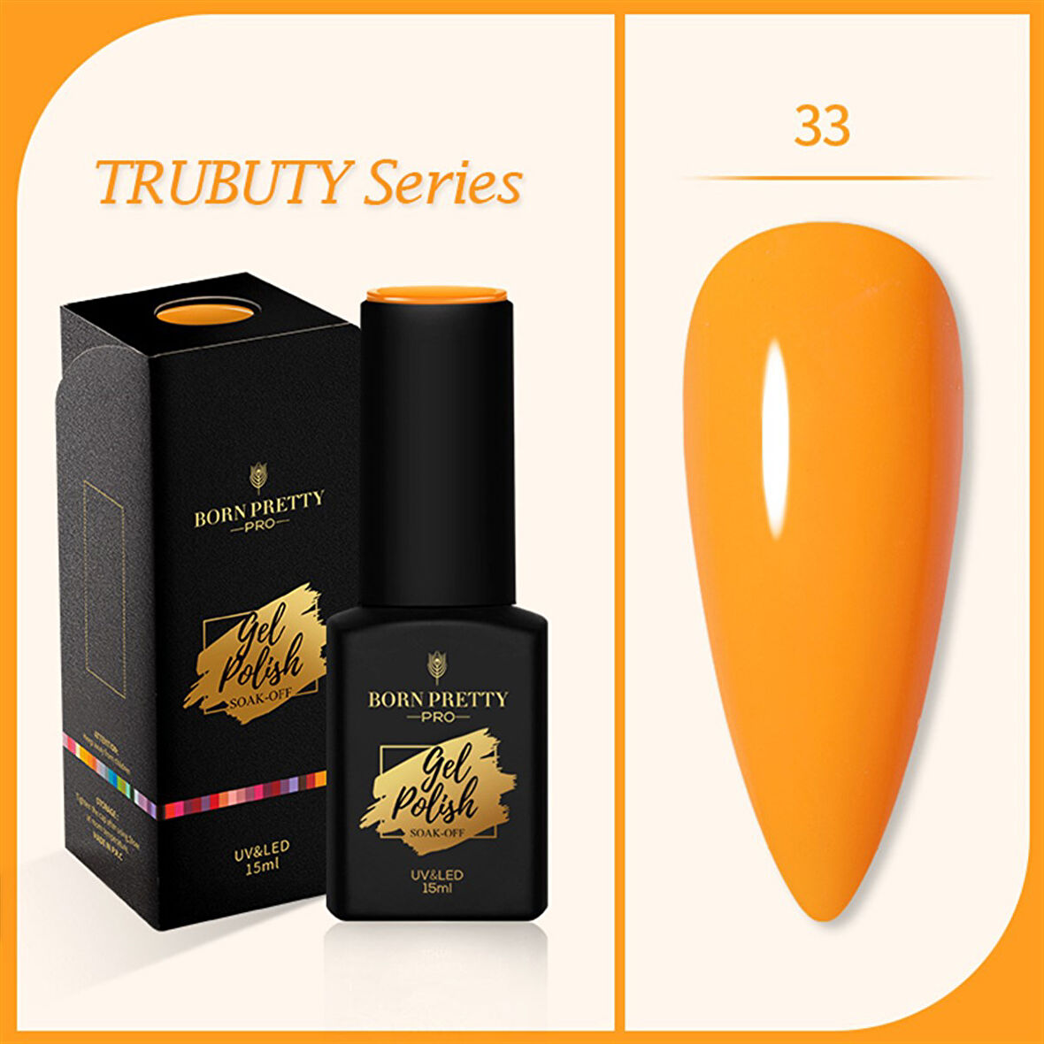 Born Pretty Trubuty Serisi Kalıcı oje 15 ml 33 (52184-33)