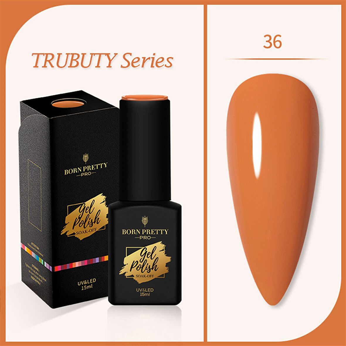 Born Pretty Trubuty Serisi Kalıcı oje 15 ml 36 (52184-36)