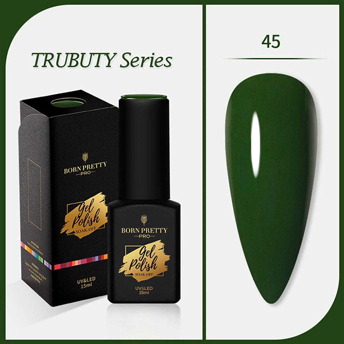 Born Pretty Trubuty Serisi Kalıcı oje 15 ml 45 (52184-45)