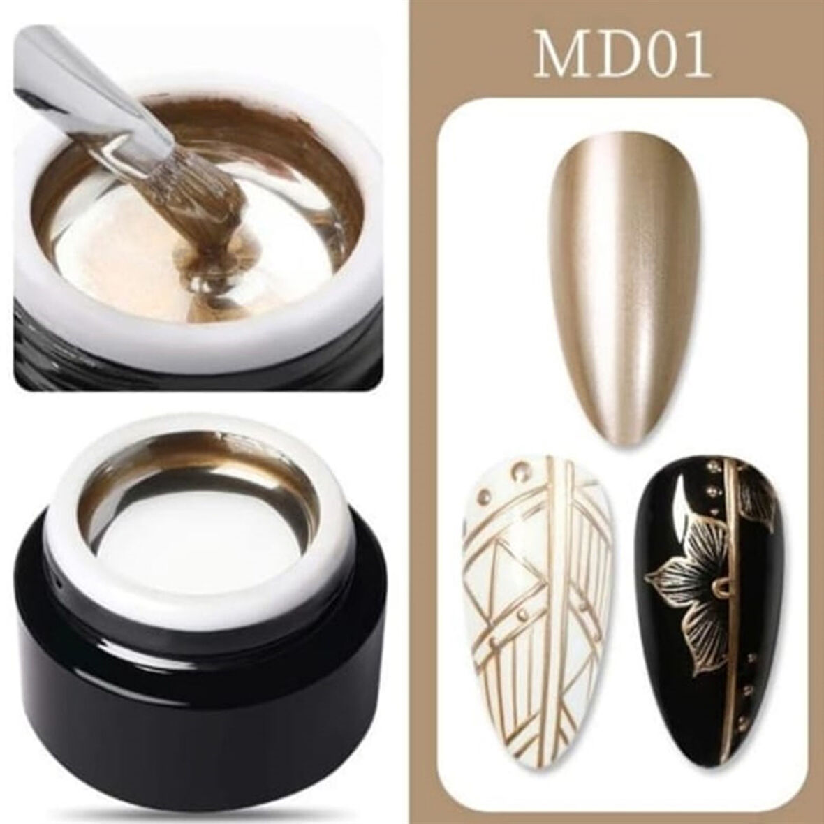 Born Pretty Metalik Painting jel MD01 (49151-1)