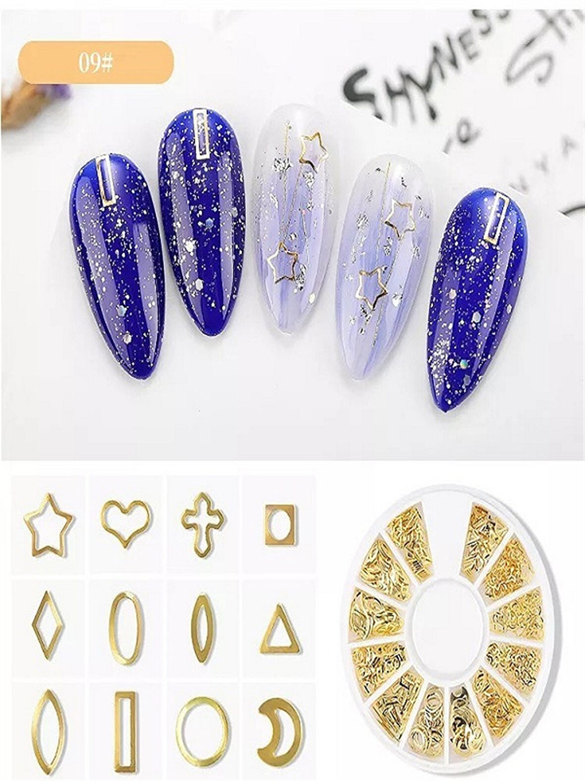 Metal Nail Art Tırnak süsü (F693-09)