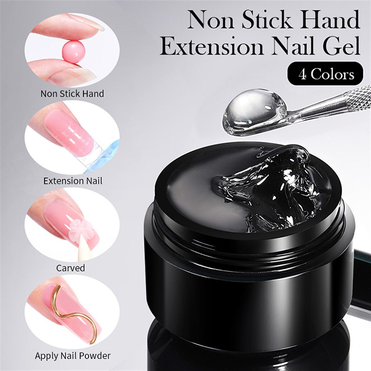 Born Pretty Non stick  Extension Gel Şeffaf NSG-01 (56021)