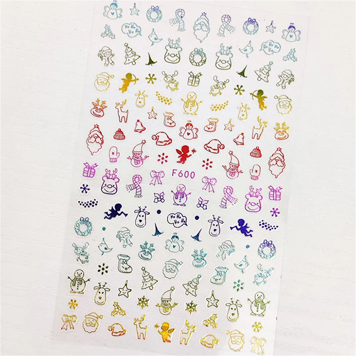 Üç boyutlu yapışkanlı sticker F600