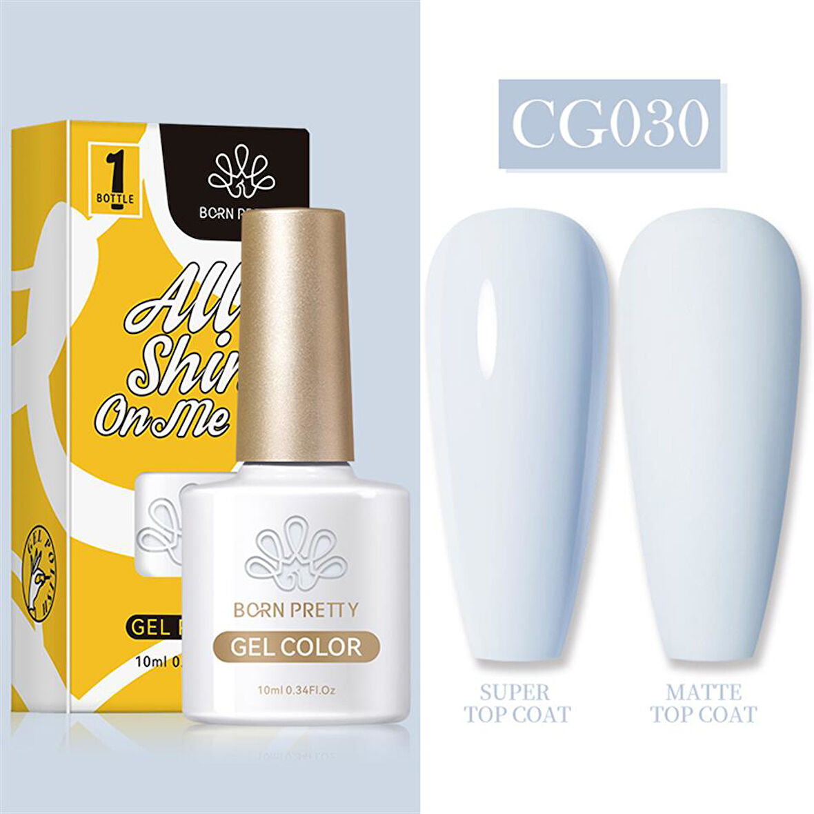 BORN PRETTY 10 ml SILKY WHITE Serisi Kalıcı oje CG030 (55845)