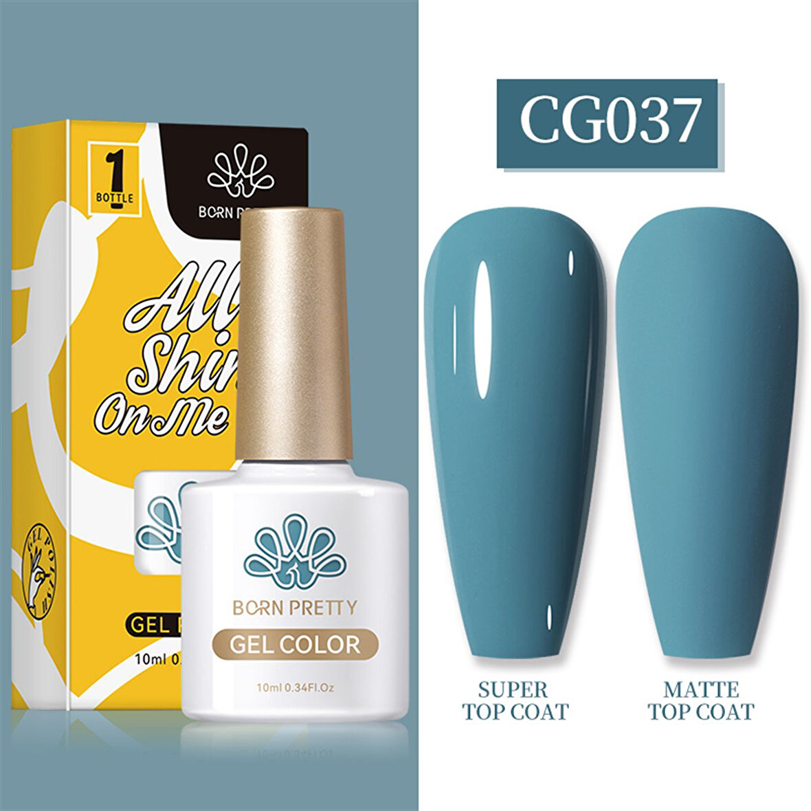 BORN PRETTY 10 ml SILKY WHITE Serisi Kalıcı oje CG037 (55845)