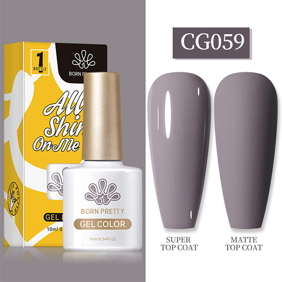 BORN PRETTY 10 ml SILKY WHITE Serisi Kalıcı oje CG059 (55845)