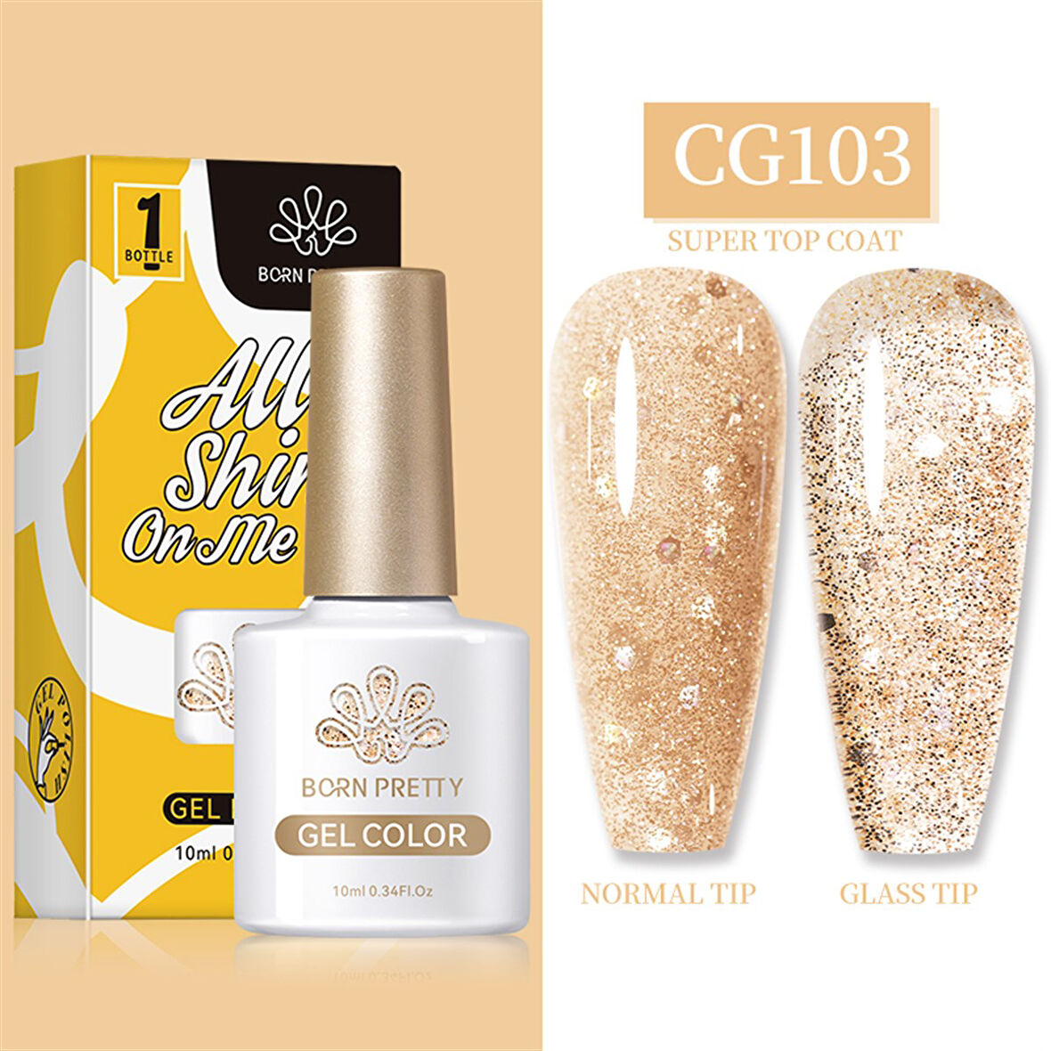 BORN PRETTY 10 ml SILKY WHITE Serisi Kalıcı oje CG103 (55845)