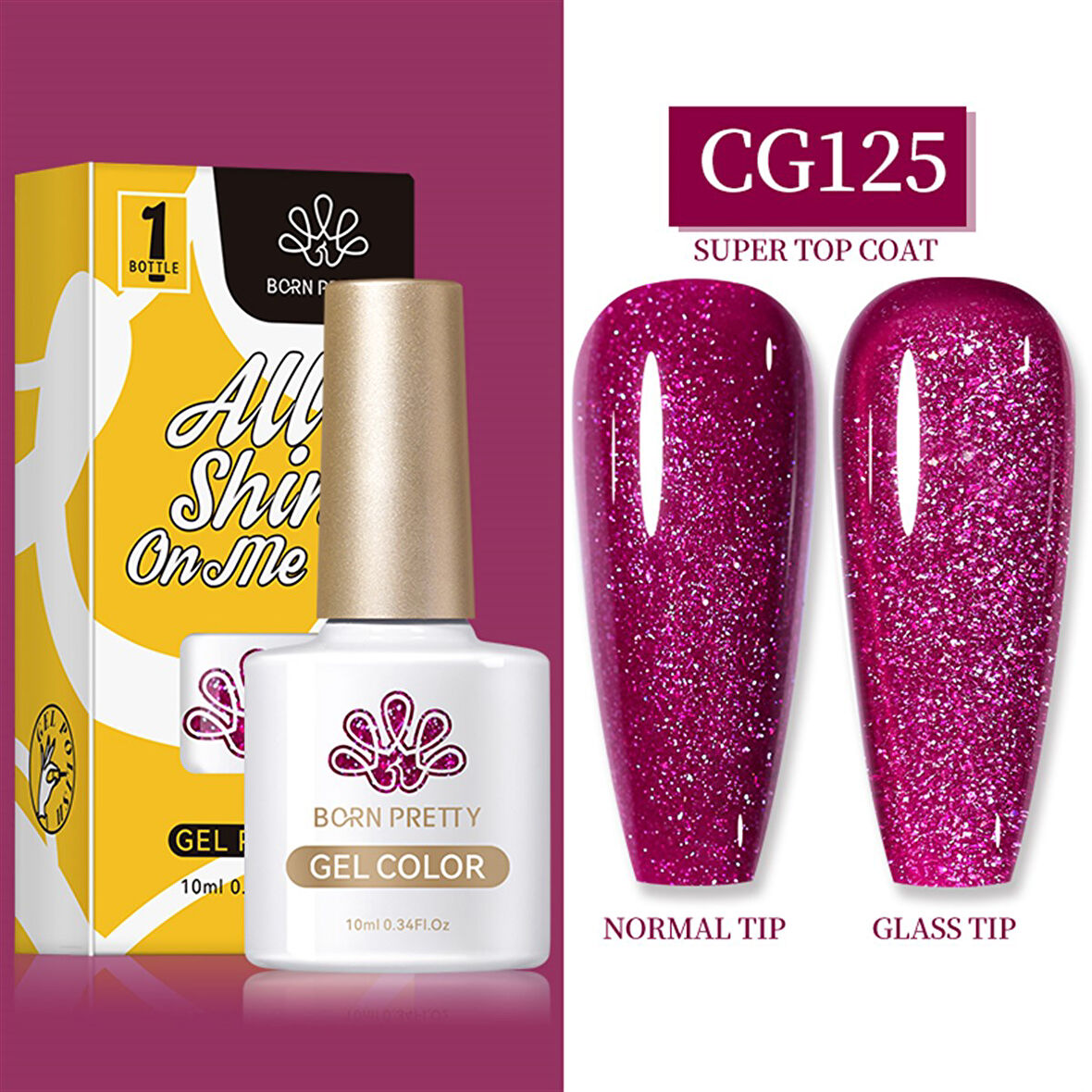 BORN PRETTY 10 ml SILKY WHITE Serisi Kalıcı oje CG125 (55845)