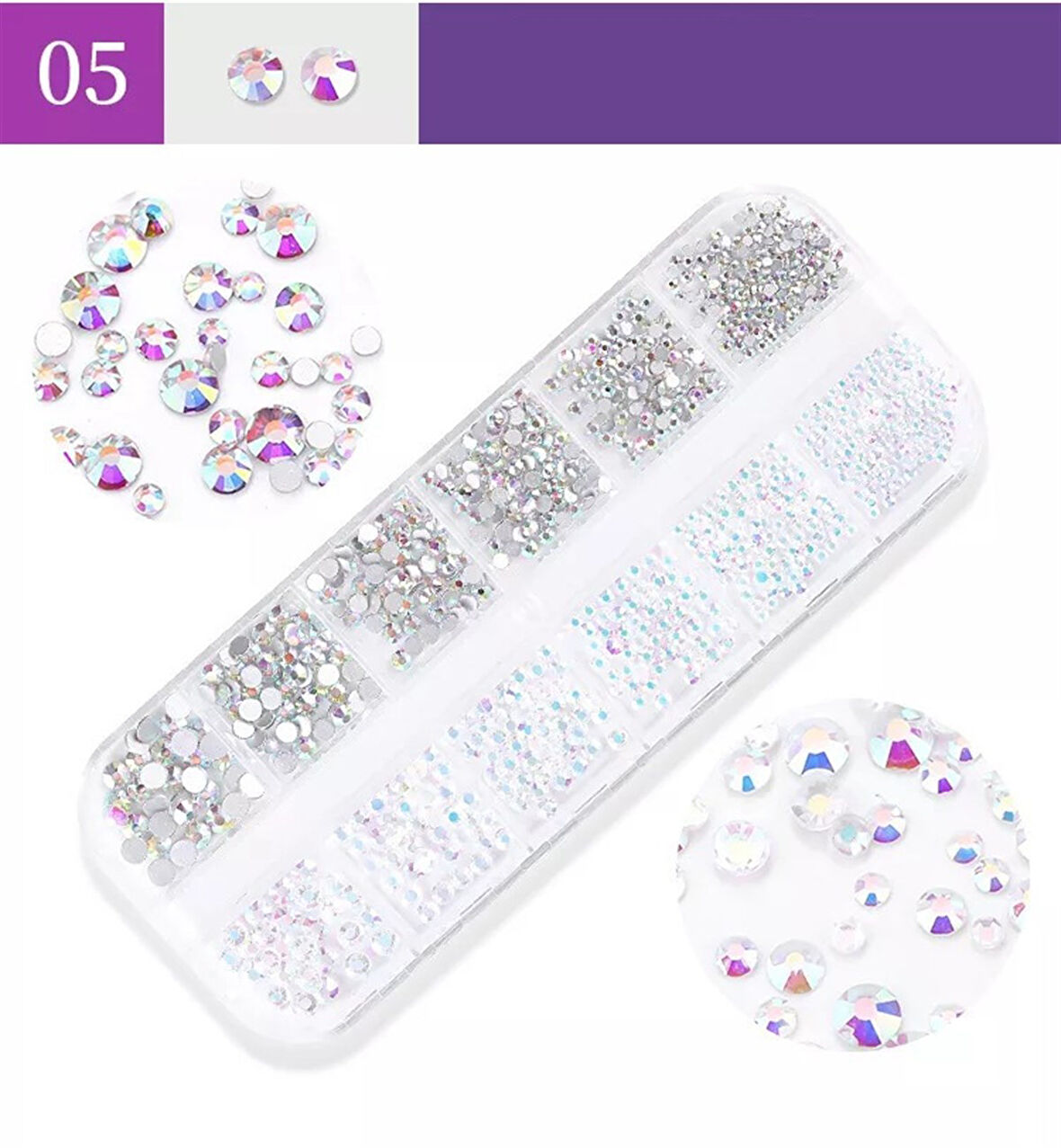 Tırnak Süsleme Nail Art Taş F608-5