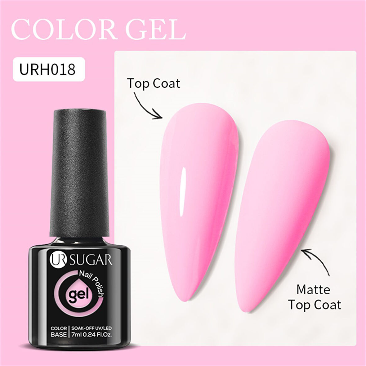 Ursugar kalıcı oje 7 ml URH018 (54169)