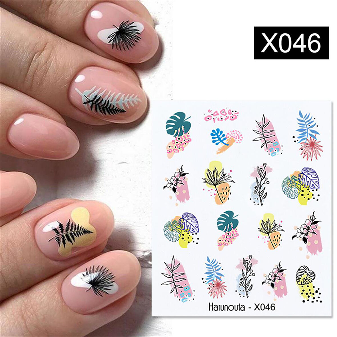 Su transferli nail art sticker X046 (50127-4)