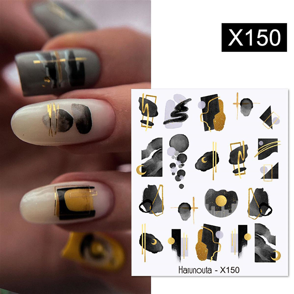 Su transferli nail art sticker X150 (55344-5)