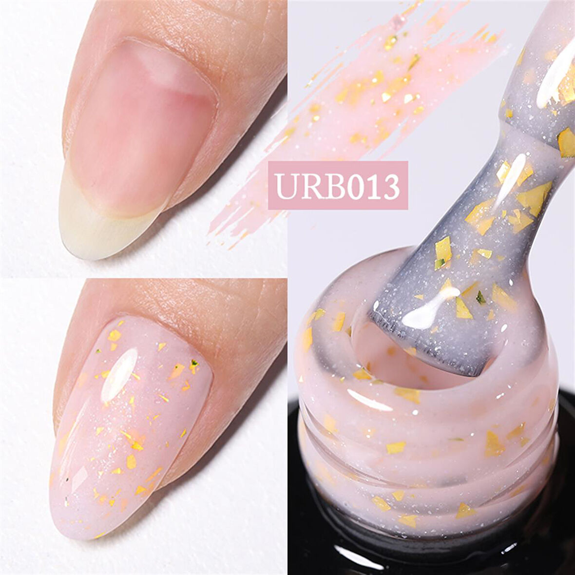 Ursugar Glitter Rubber Base jel URB013 (54500-7)