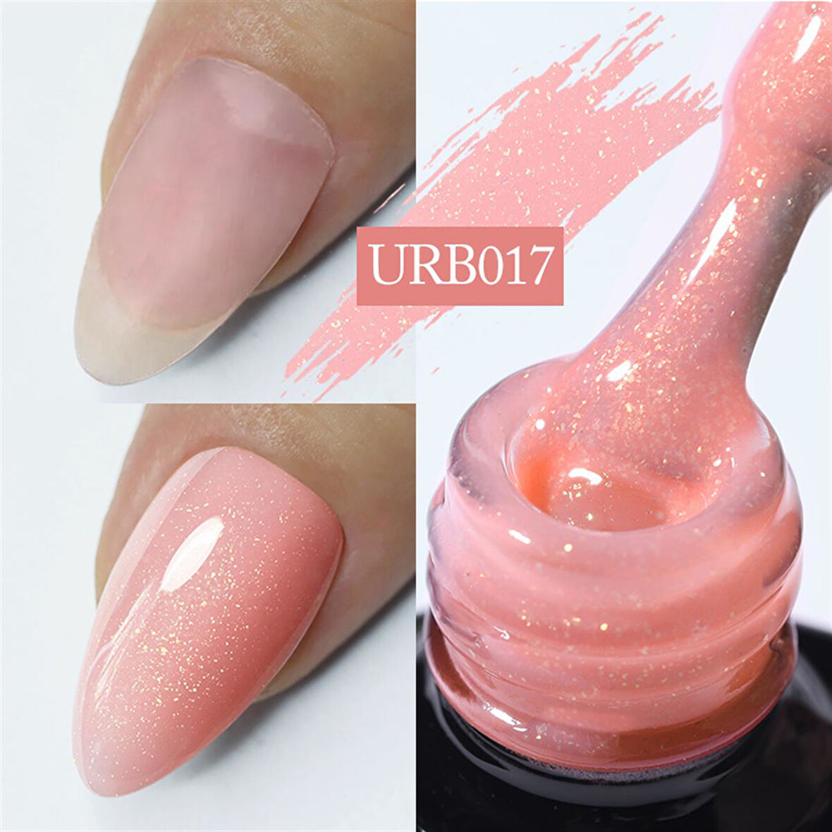 Ursugar Glitter Rubber Base jel URB017 (55028-03)