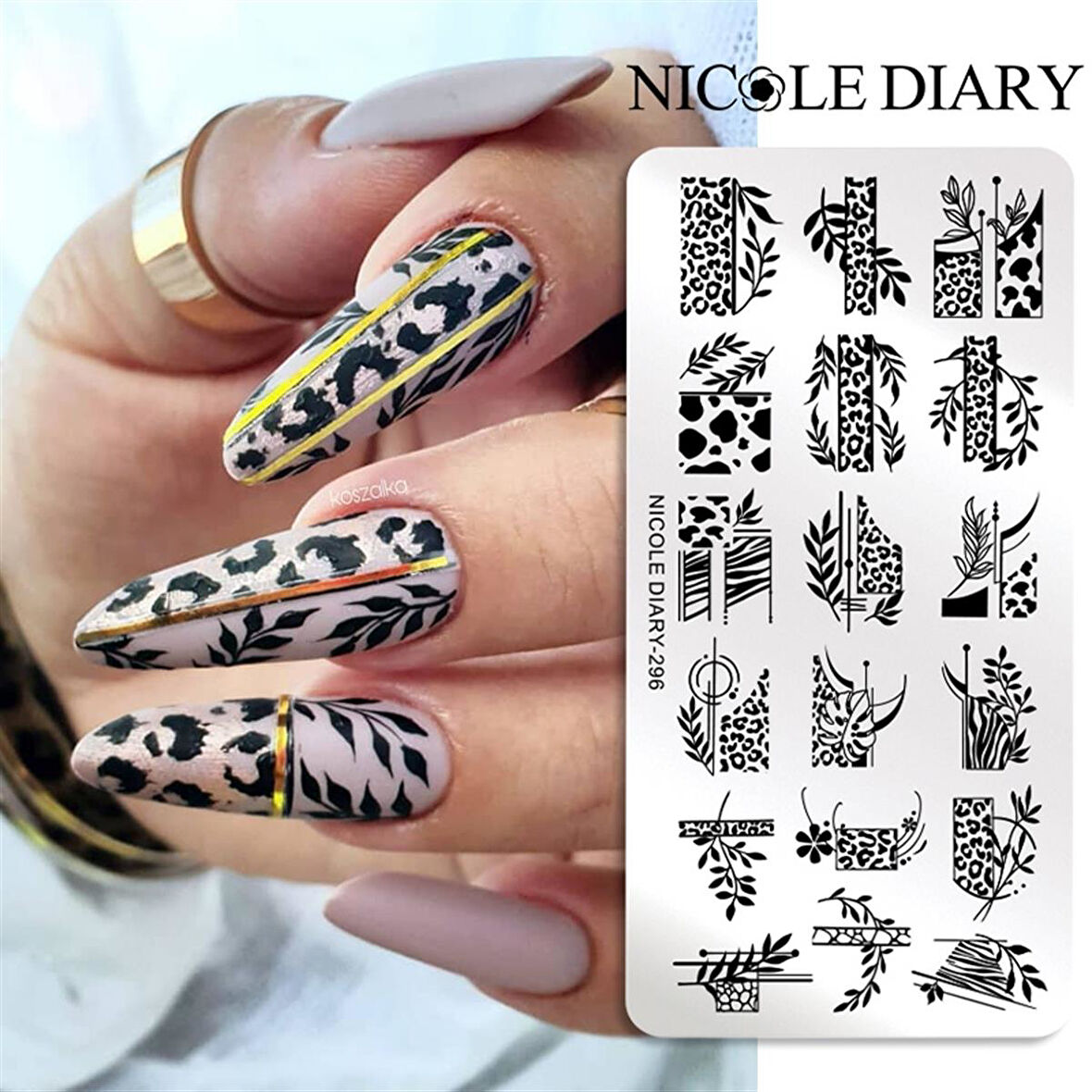 Nicole Diary metal stampa tabakası ND-296 (55838)