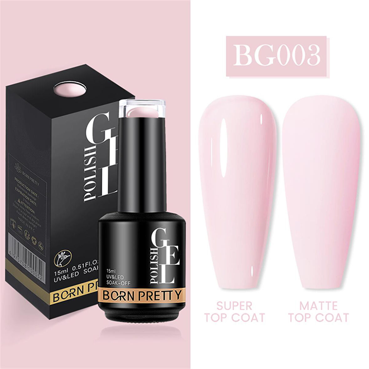 Born Pretty 15 ml kalıcı oje BG003 (55933)