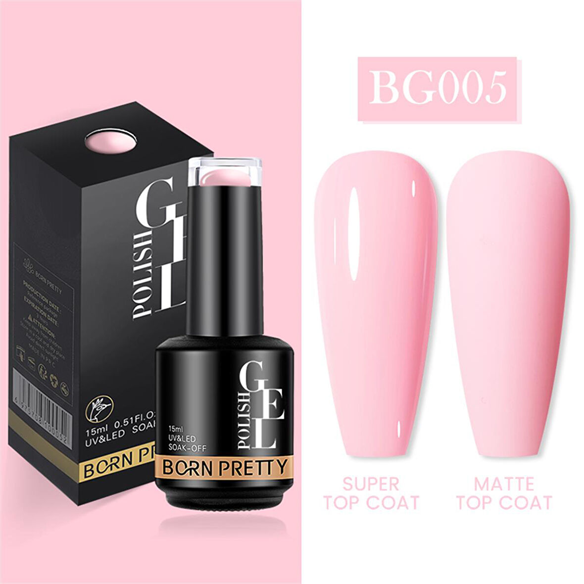 Born Pretty 15 ml kalıcı oje BG005 (55933)