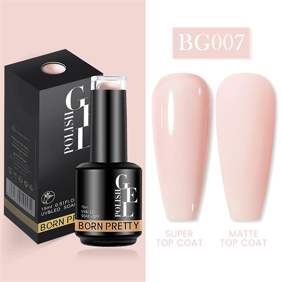 Born Pretty 15 ml kalıcı oje BG007 (55933)