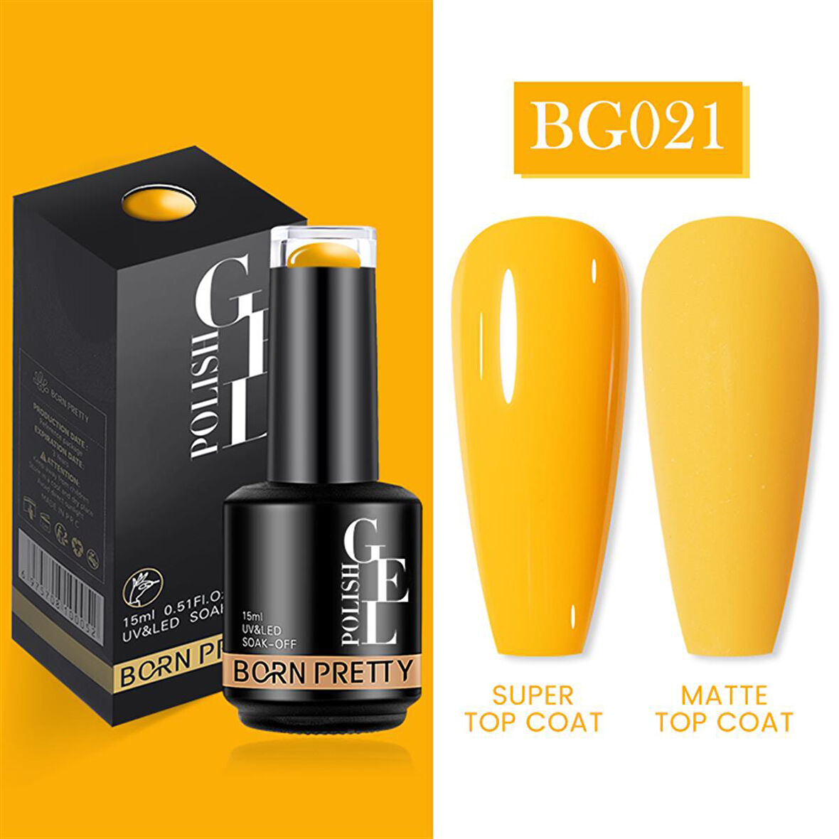 Born Pretty 15 ml kalıcı oje BG021 (55933)