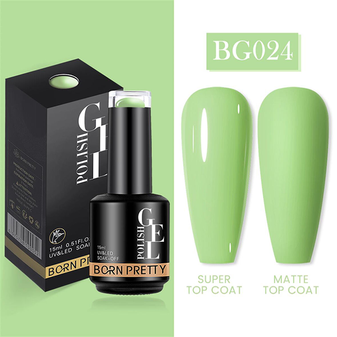 Born Pretty 15 ml kalıcı oje BG024 (55933)