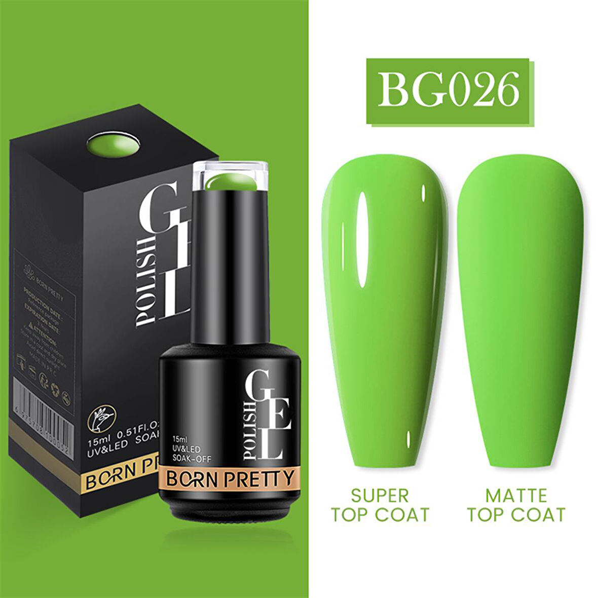 Born Pretty 15 ml kalıcı oje BG026 (55933)