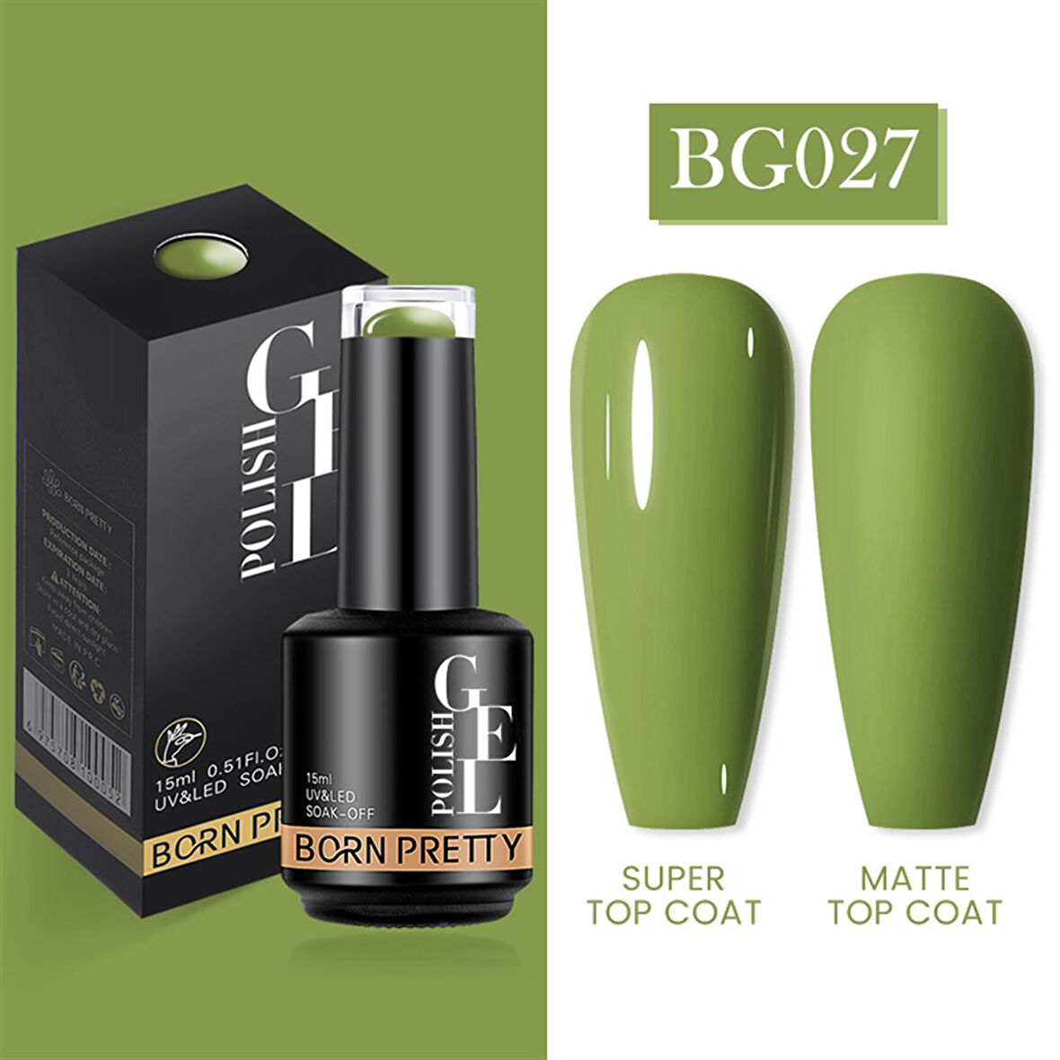 Born Pretty 15 ml kalıcı oje BG027 (55933)