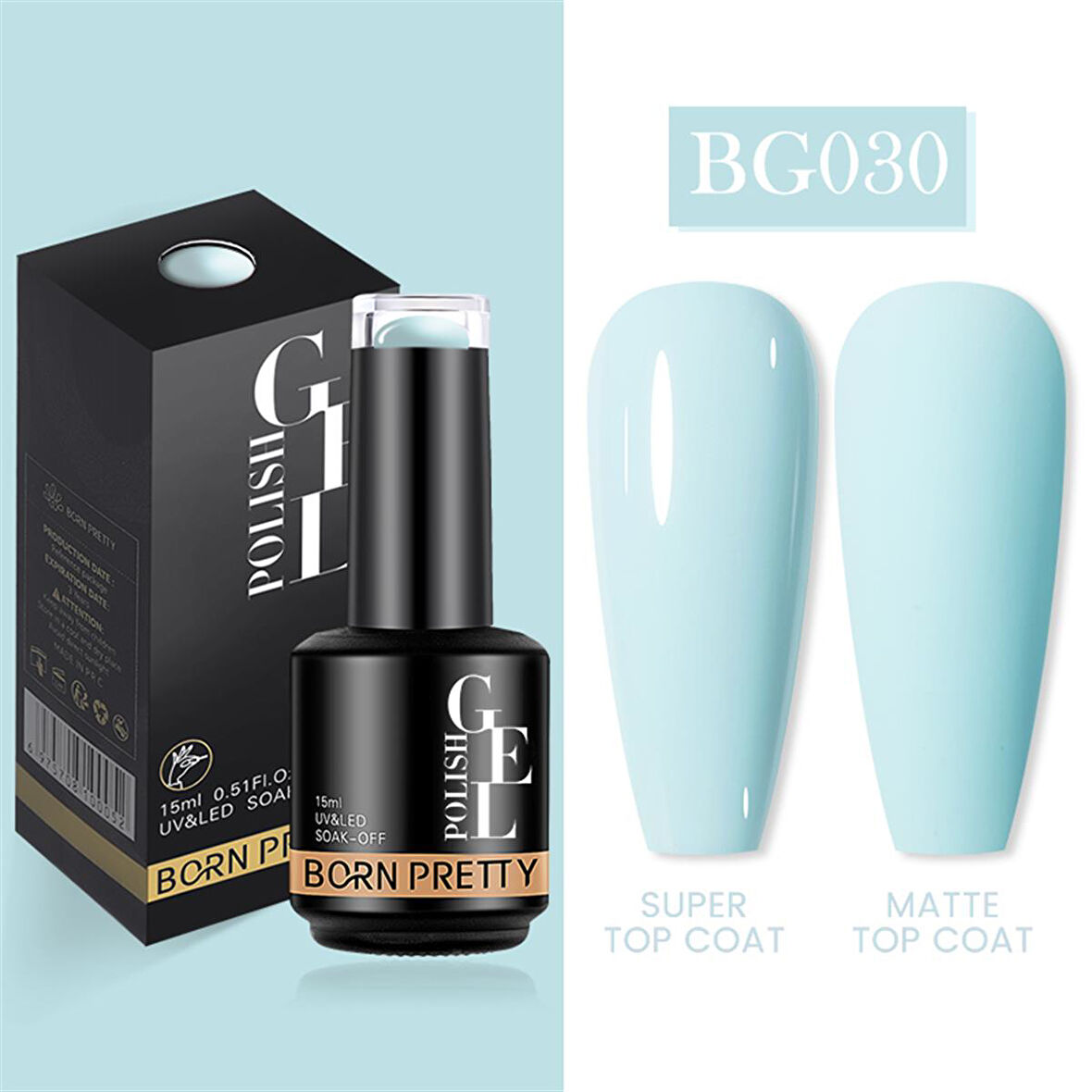 Born Pretty 15 ml kalıcı oje BG030 (55933)