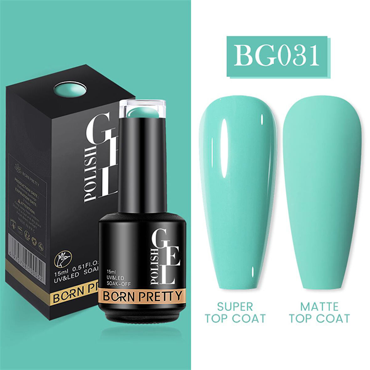 Born Pretty 15 ml kalıcı oje BG031 (55933)