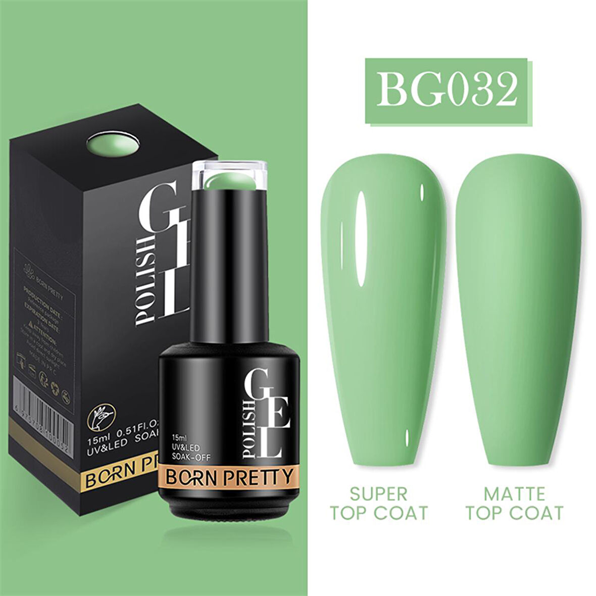 Born Pretty 15 ml kalıcı oje BG032 (55933)