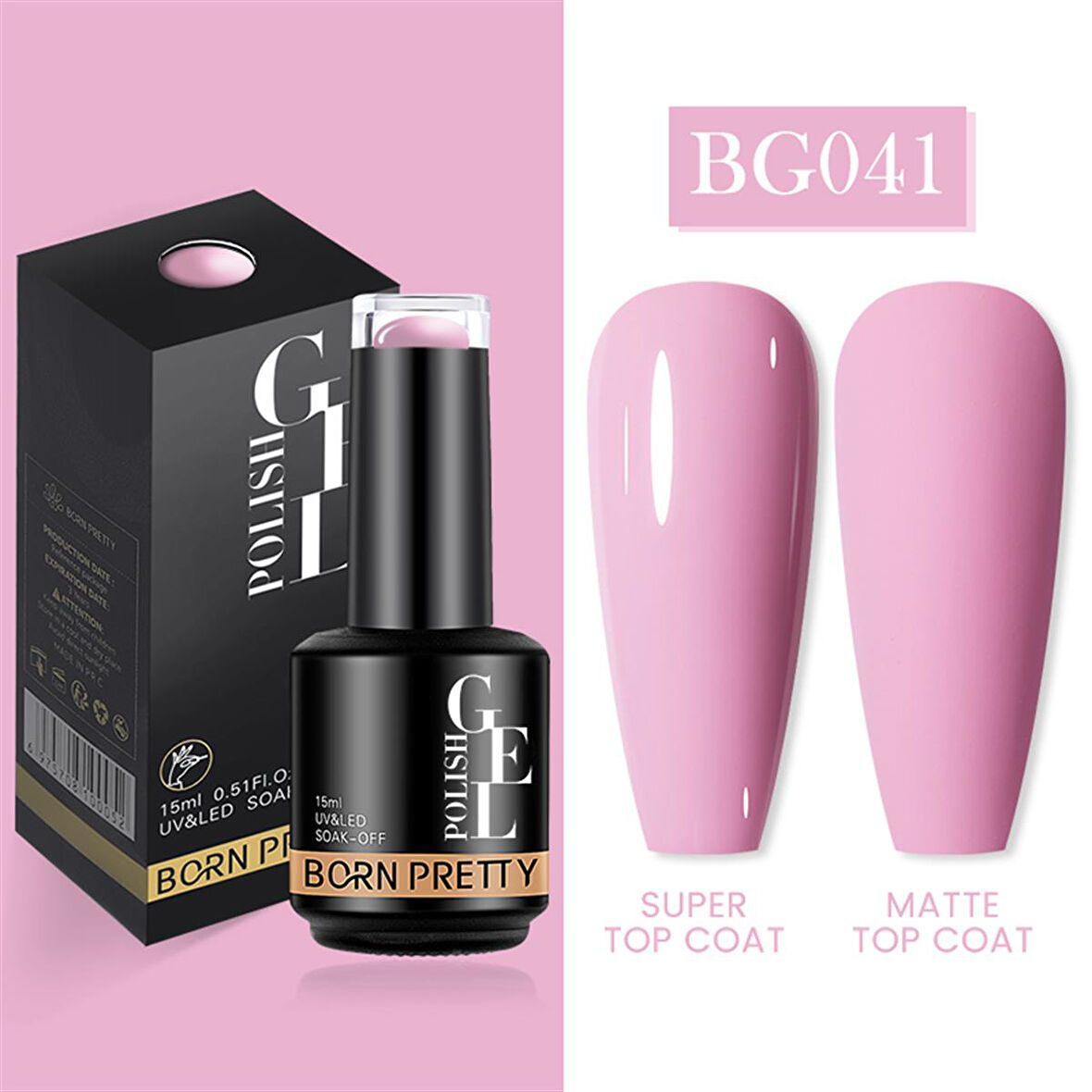 Born Pretty 15 ml kalıcı oje BG041 (55933)