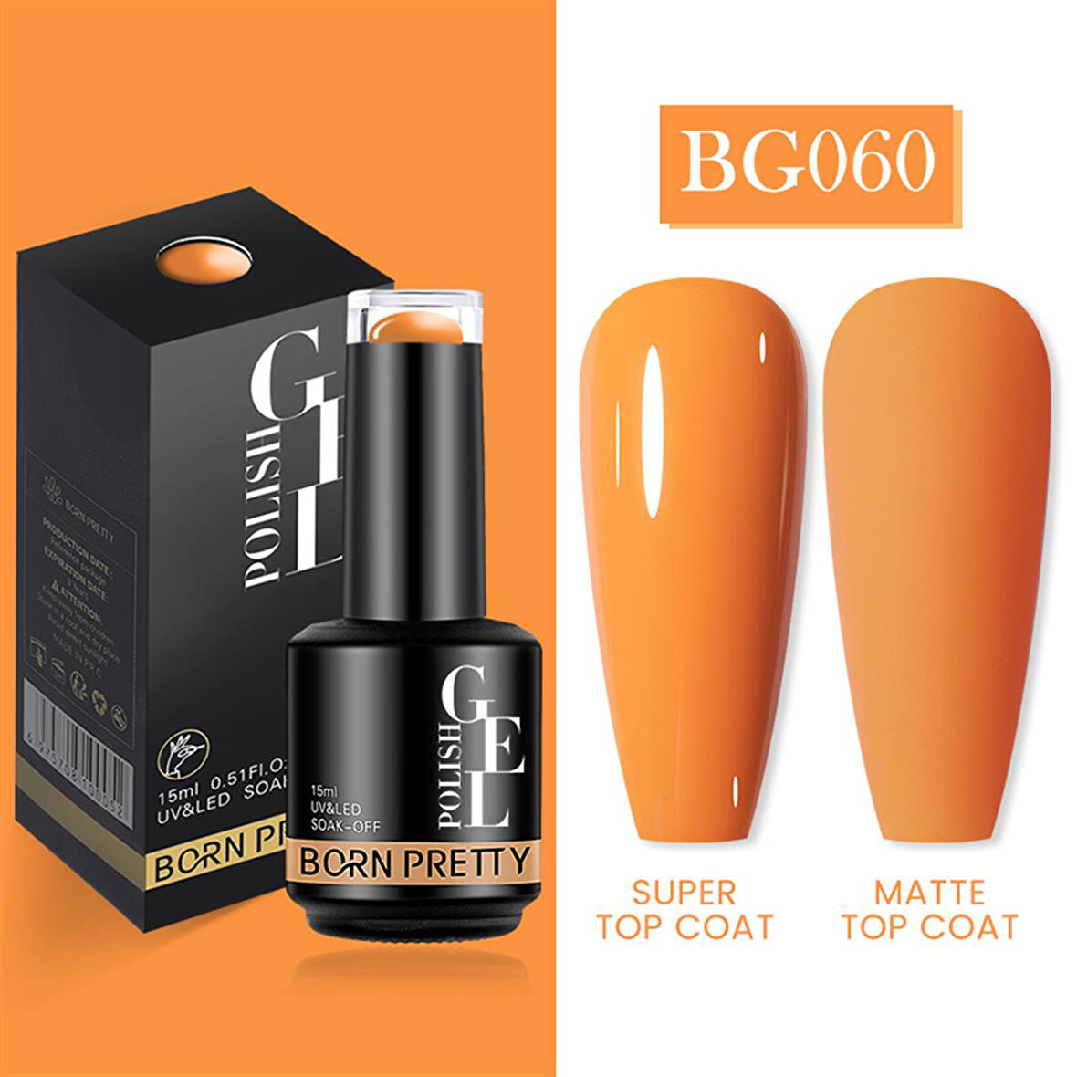 Born Pretty 15 ml kalıcı oje BG060 (55933)