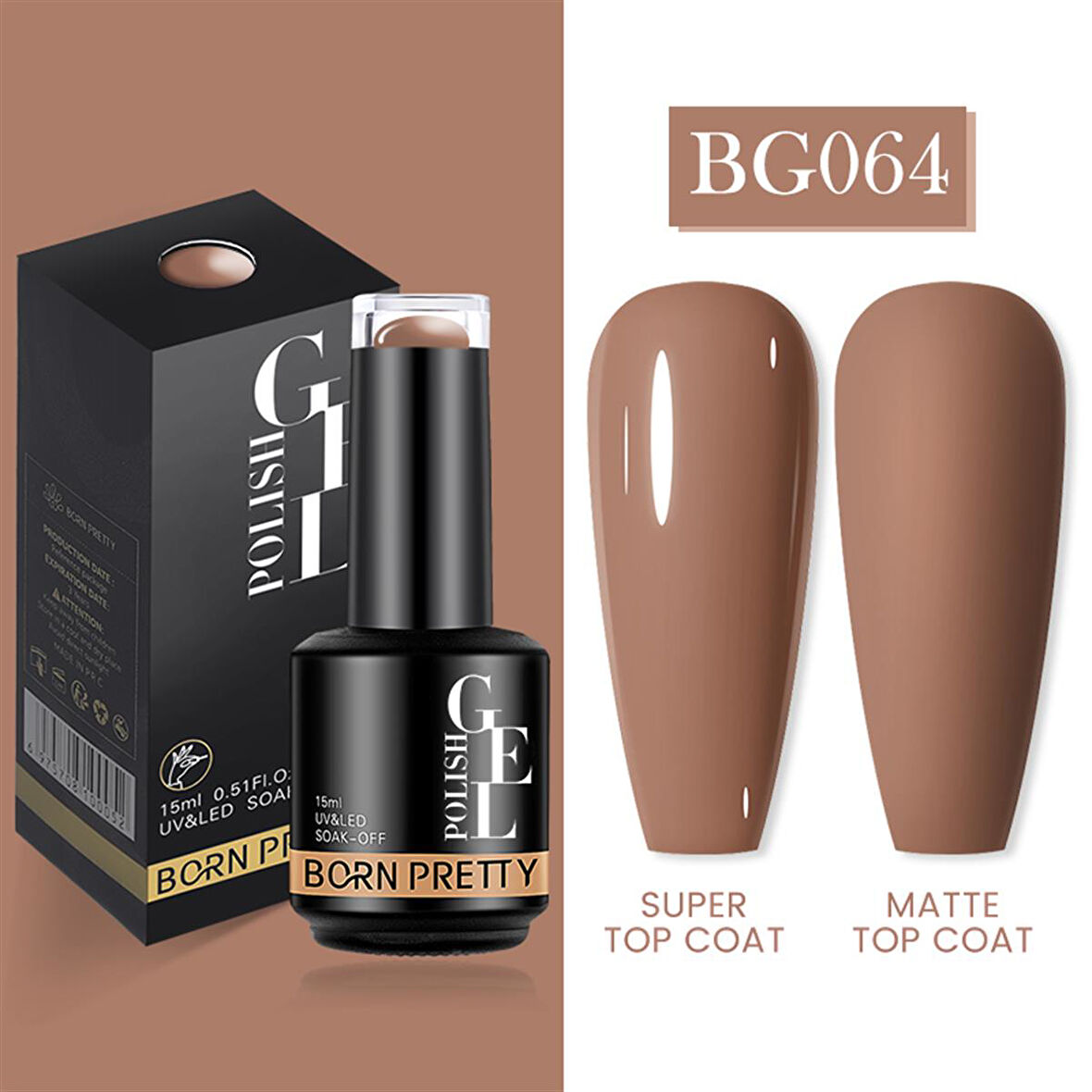 Born Pretty 15 ml kalıcı oje BG064 (55933)