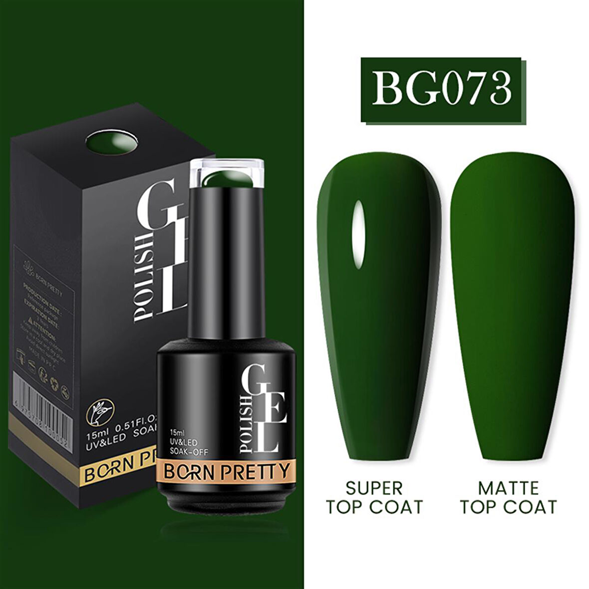 Born Pretty 15 ml kalıcı oje BG073 (55933)