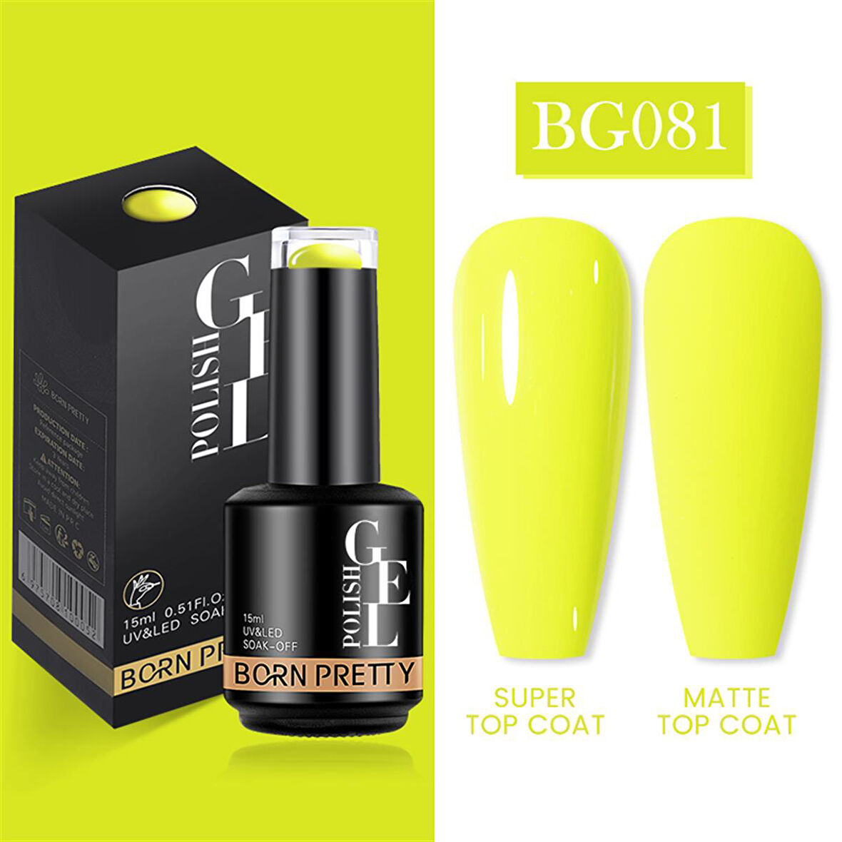 Born Pretty 15 ml kalıcı oje BG081 (55933)