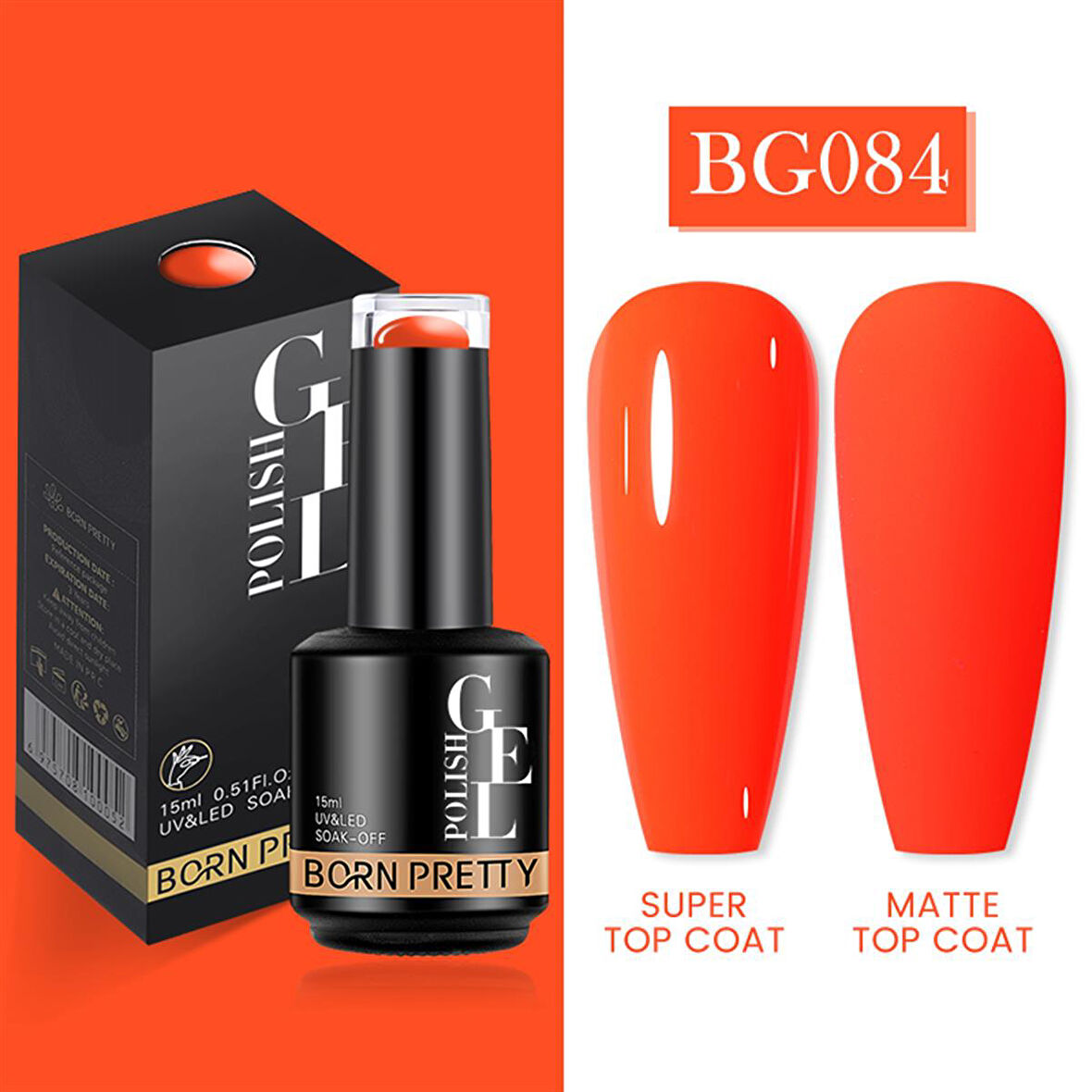 Born Pretty 15 ml kalıcı oje BG084 (55933)