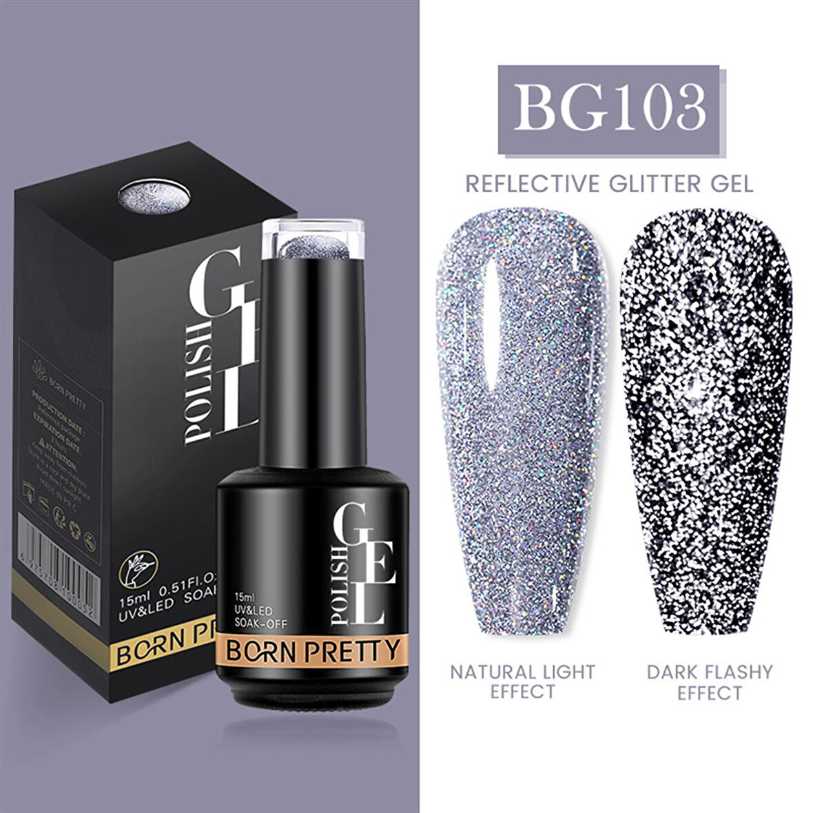 Born Pretty 15 ml kalıcı oje BG103 (55933)