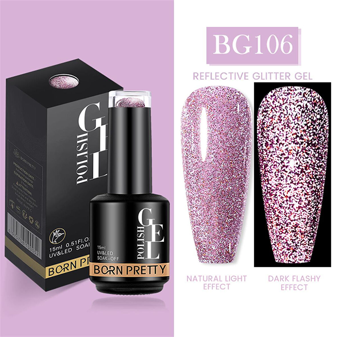 Born Pretty 15 ml kalıcı oje BG106 (55933)