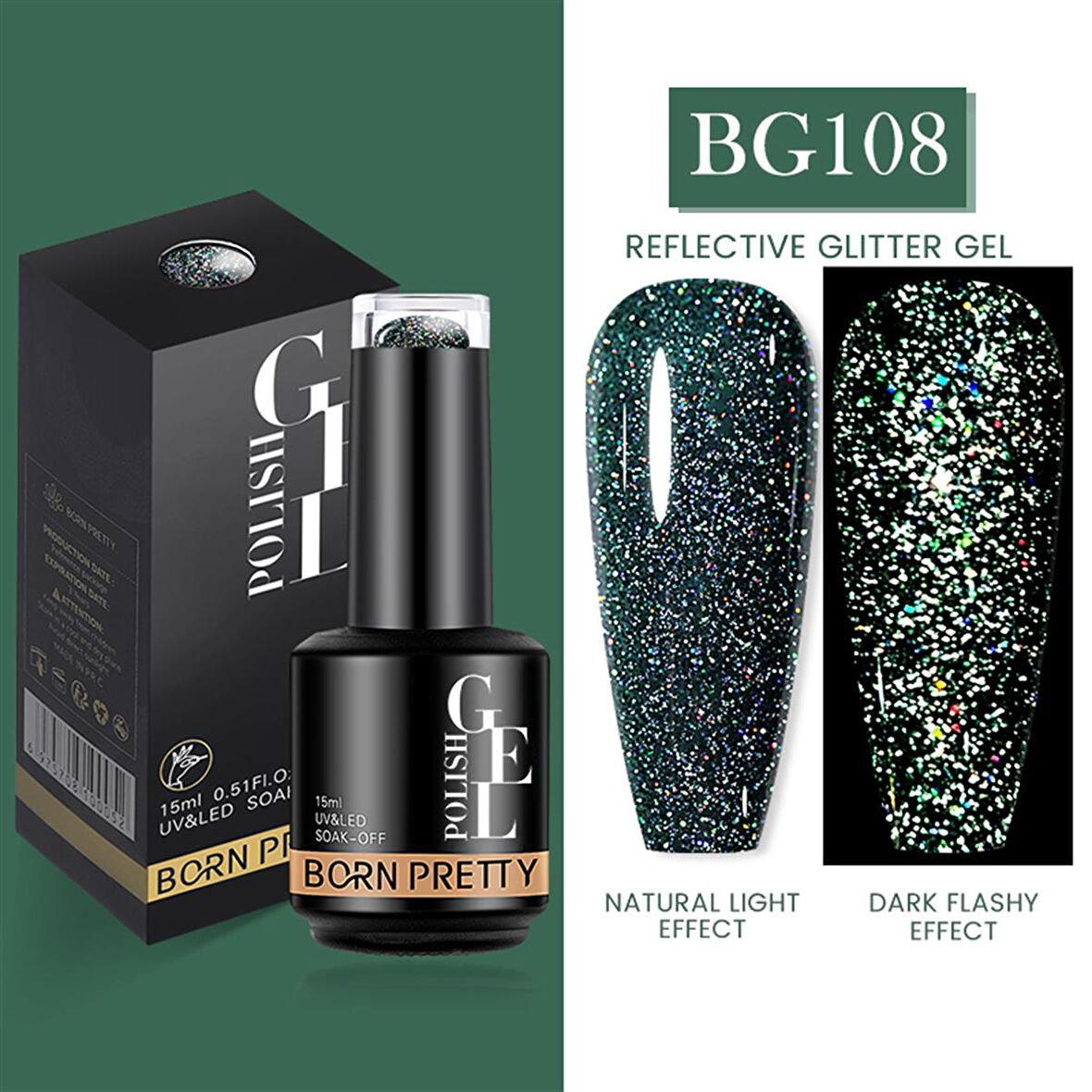 Born Pretty 15 ml kalıcı oje BG108 (55933)