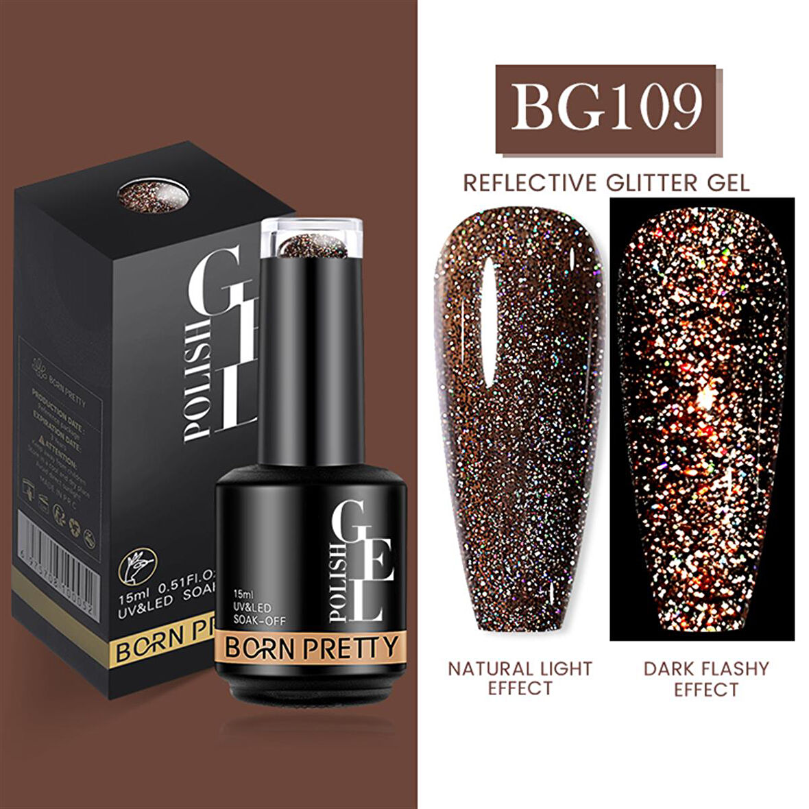 Born Pretty 15 ml kalıcı oje BG109 (55933)