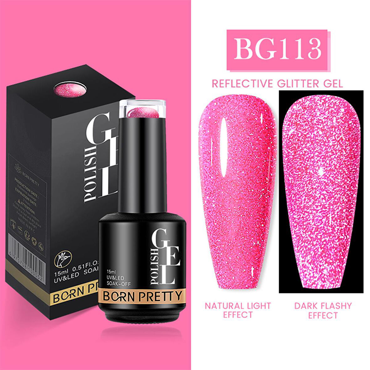 Born Pretty 15 ml kalıcı oje BG113 (55933)