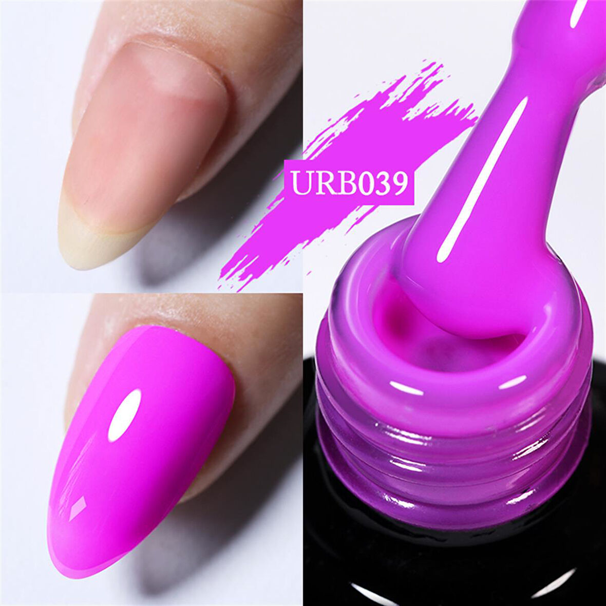 URSUGAR 7ml Neon Rubber Base Gel URB039 (56136)