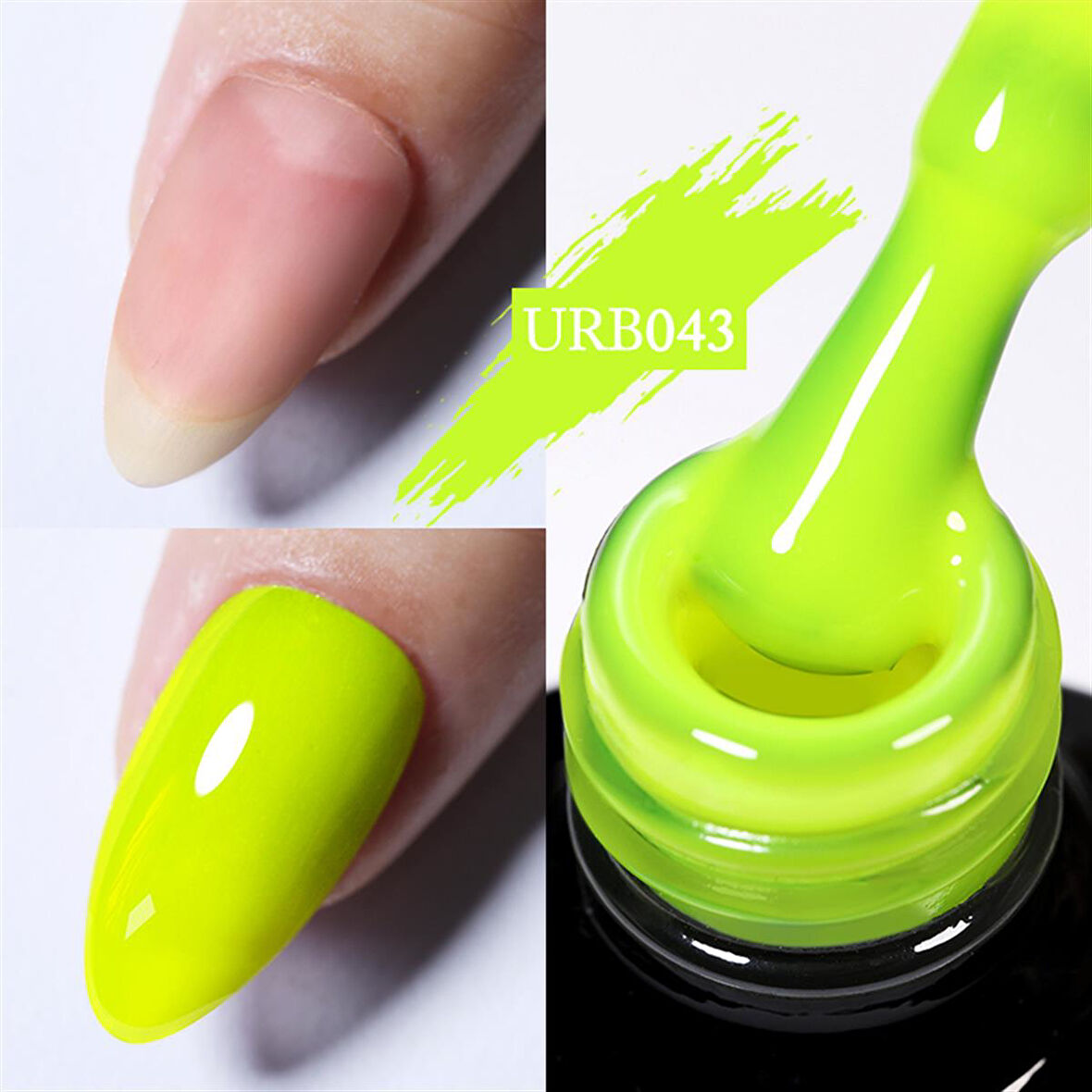 URSUGAR 7ml Neon Rubber Base Gel URB043 (56136)