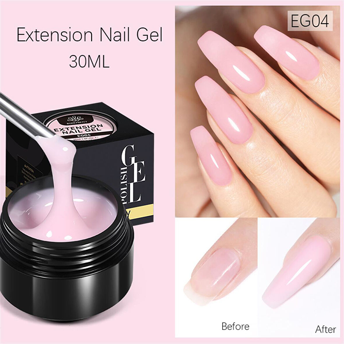 BORN PRETTY 30ml Extension Nail Gel EG04 (56043)