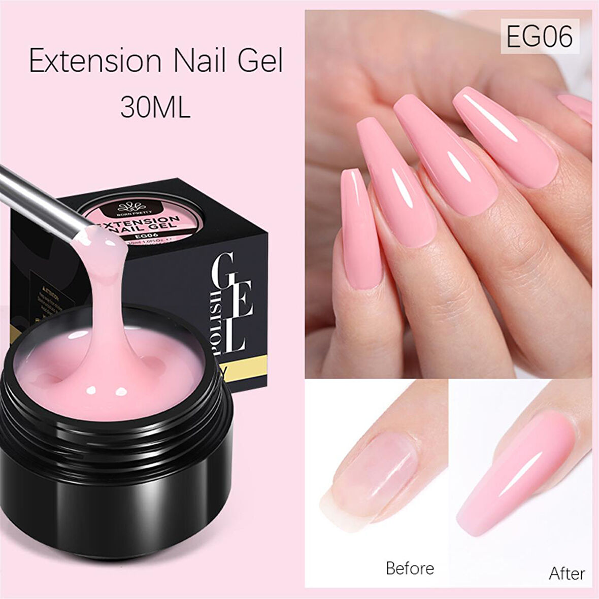 BORN PRETTY 30ml Extension Nail Gel EG06 (56043)