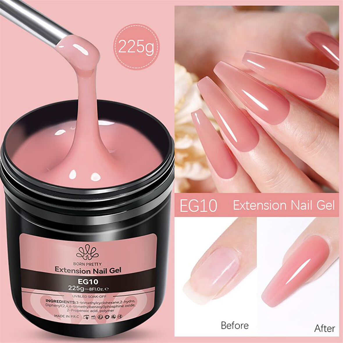 BORN PRETTY 225g Extension Nail Gel EG-10 (56481-10)