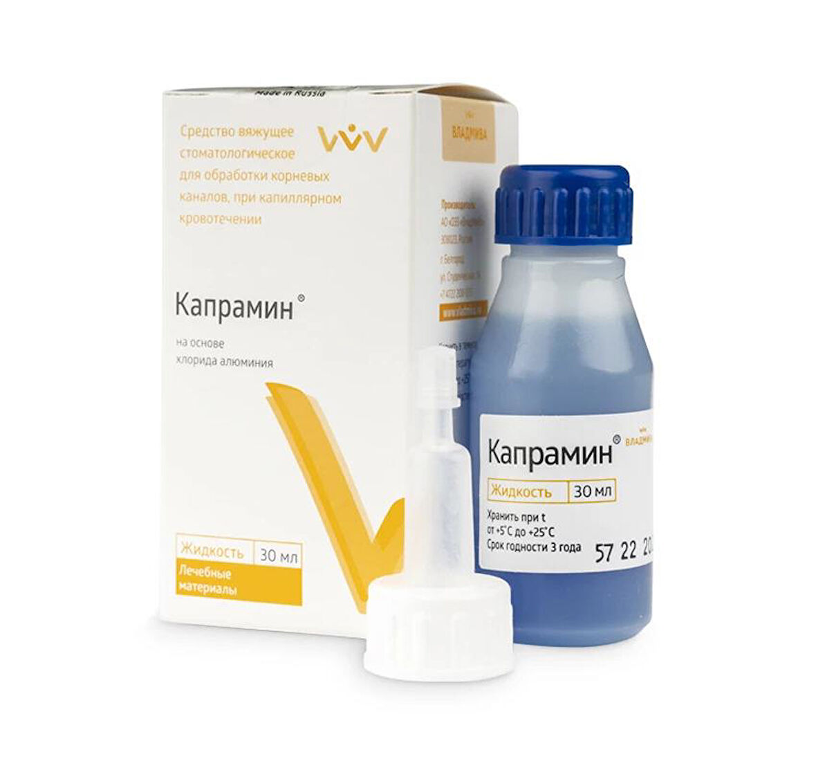 Capramin Kan durdurucu sıvı 30 ml (Mavi)