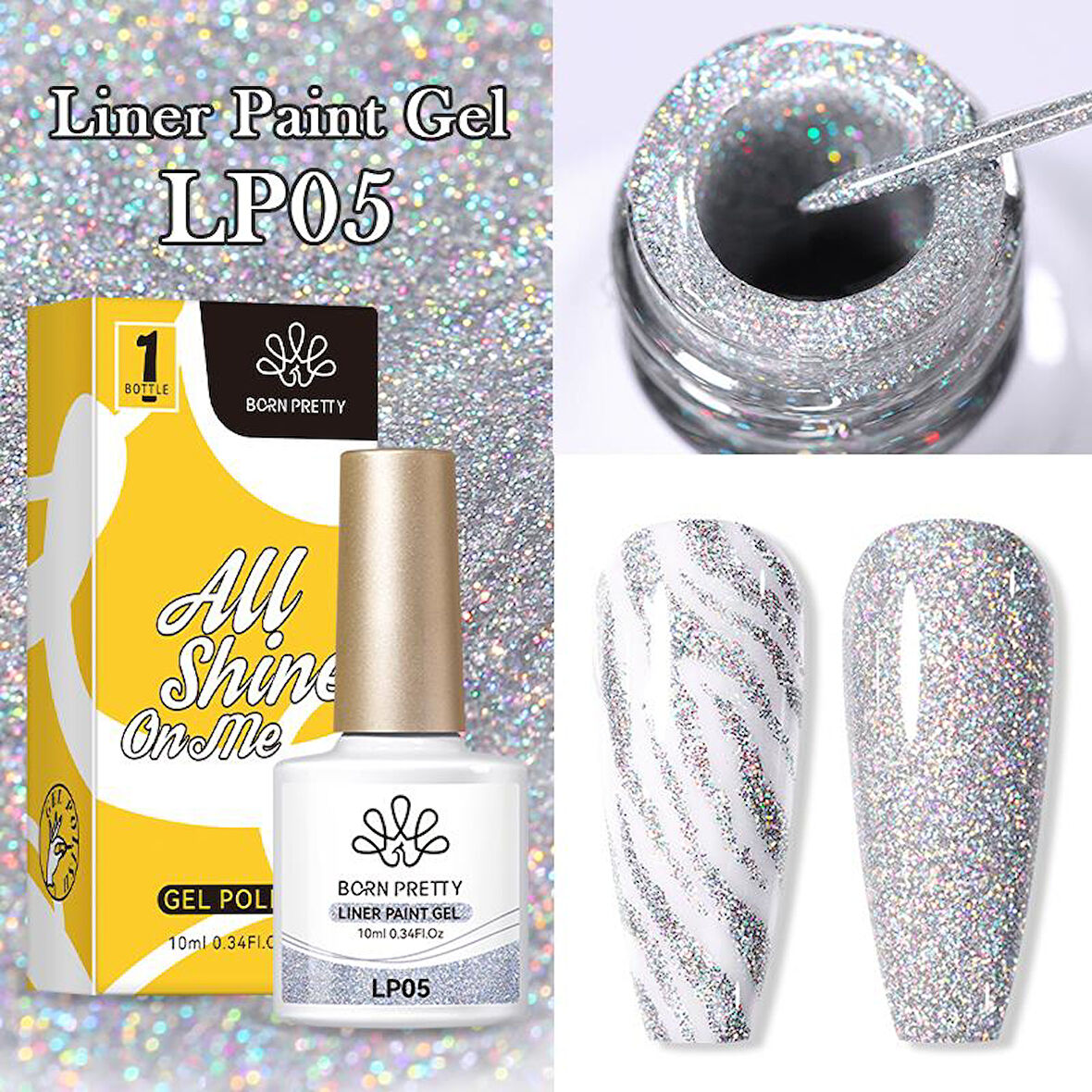 BORN PRETTY 10ml Nail Art Painting Çizim Jeli  LP05 (57196)